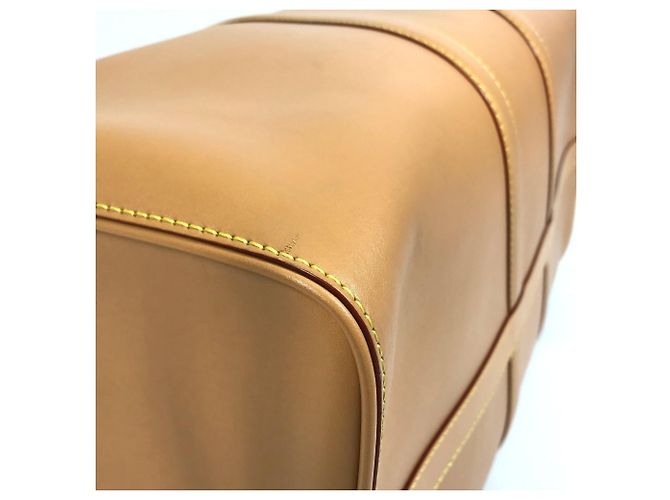 Borsa da viaggio Louis Vuitton Keepall Bandoulière 50 Beige - vista 9