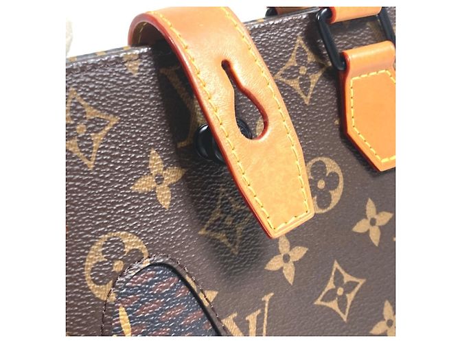 Sac à main mini Damier Giant N40355 de Louis Vuitton Marron Damier ebène - vue 10