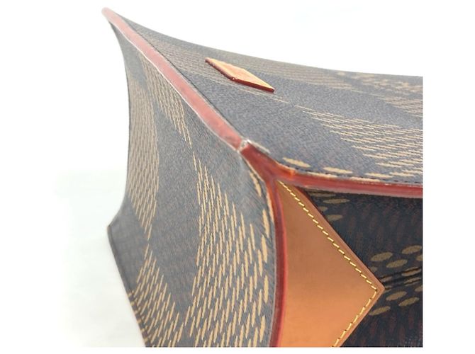 Sac à main mini Damier Giant N40355 de Louis Vuitton Marron Damier ebène - vue 6