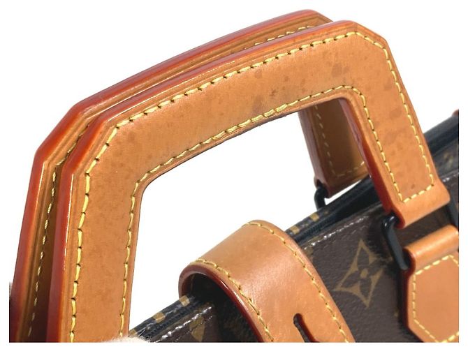 Sac à main mini Damier Giant N40355 de Louis Vuitton Marron Damier ebène - vue 9