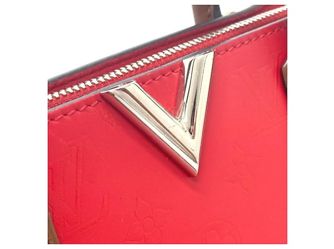 Borsa Very Tote MM 2 in 1 Monogramma Louis Vuitton Rosso - vista 8