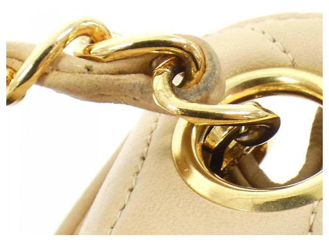 Borsa a Spalla Beige Chanel - vista 8