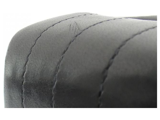 Borsa a spalla in pelle nera Chanel Nero - vista 4