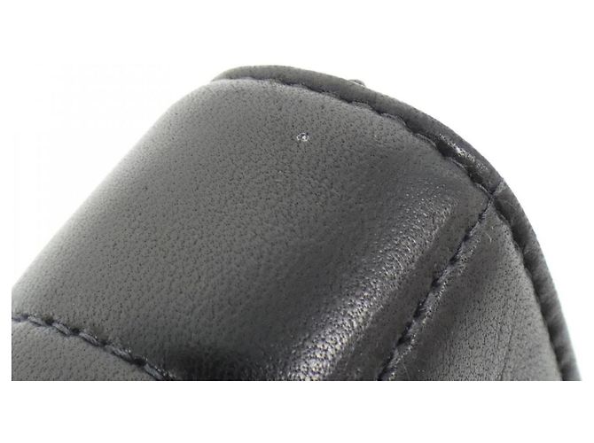 Borsa a spalla in pelle nera Chanel Nero - vista 7