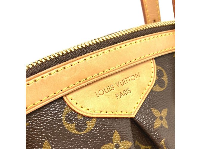 Borsa Louis Vuitton Monogram Tivoli GM Marrone Monogramma - vista 4