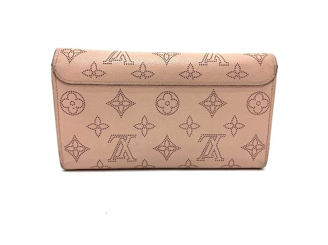 Louis Vuitton Monogram Mahina Iris Bifold Lange Geldbörse Pink - Ansicht 2