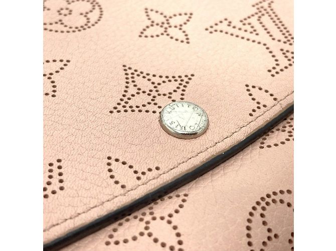 Louis Vuitton Monogram Mahina Iris Bifold Lange Geldbörse Pink - Ansicht 4
