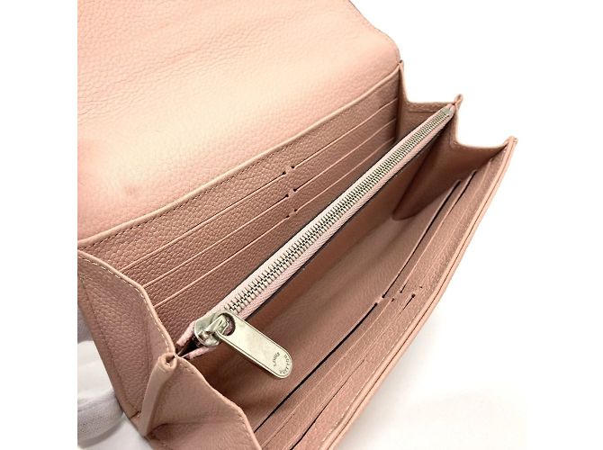Louis Vuitton Monogram Mahina Iris Bifold Lange Geldbörse Pink - Ansicht 7