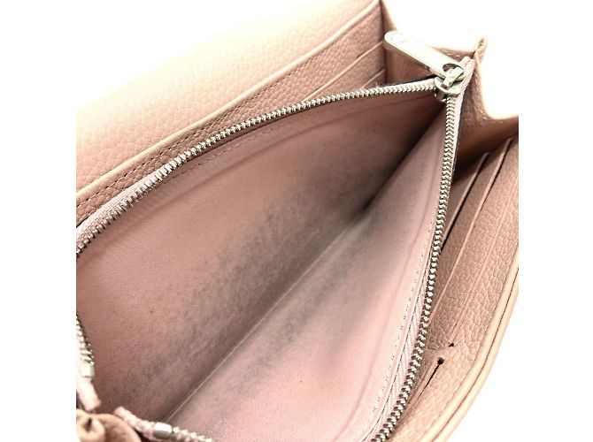 Louis Vuitton Monogram Mahina Iris Bifold Lange Geldbörse Pink - Ansicht 9