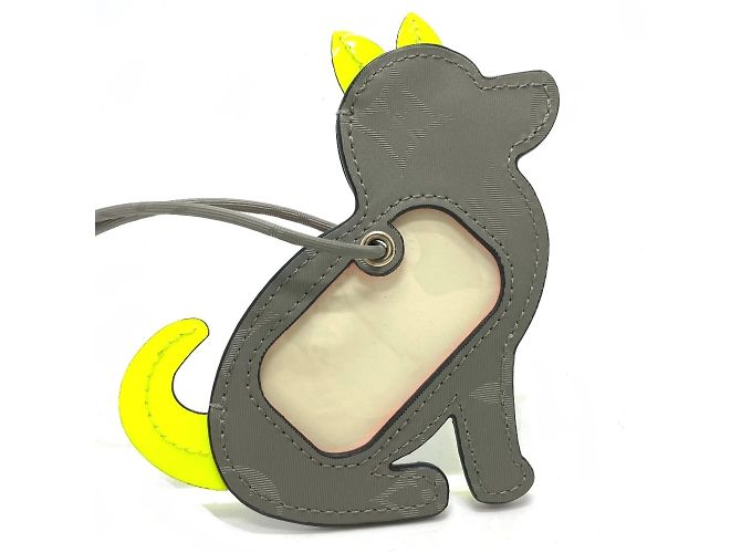 Charm per cane Porte Address Monogram in titanio Louis Vuitton Marrone - vista 2