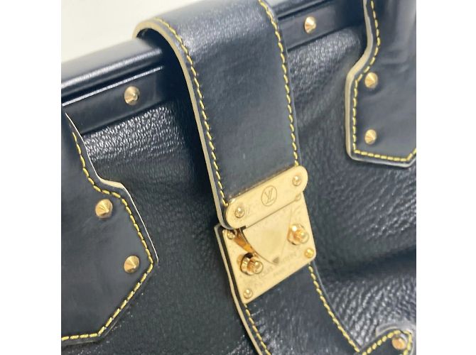 Borsa da medico Louis Vuitton Suhali Angenieux PM Nero - vista 8