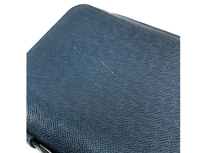 Borsa Clutch Zippy XL in Taiga Louis Vuitton Blu - vista 10