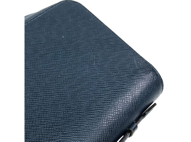 Borsa Clutch Zippy XL in Taiga Louis Vuitton Blu - vista 9