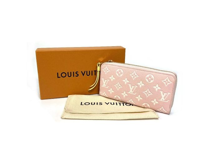 Zippy Geldbörse Monogram Empreinte Louis Vuitton Pink Beige - Ansicht 16