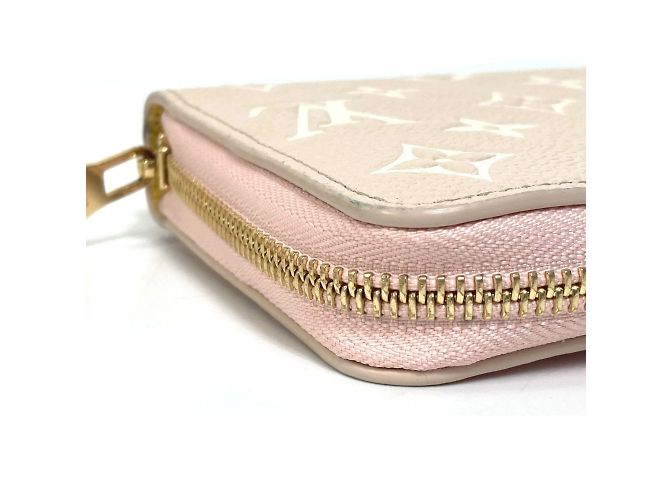 Zippy Geldbörse Monogram Empreinte Louis Vuitton Pink Beige - Ansicht 8