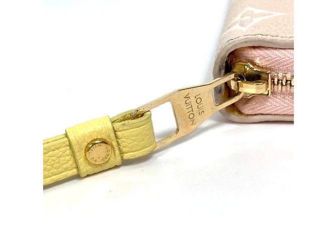 Zippy Geldbörse Monogram Empreinte Louis Vuitton Pink Beige - Ansicht 9