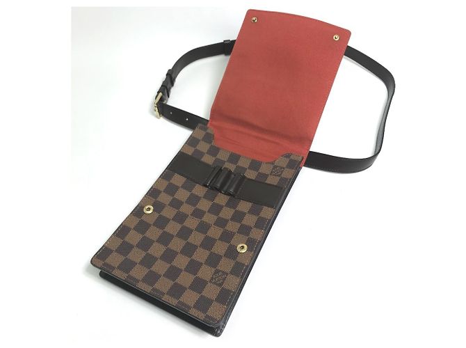 Borsa a Spalla Portobello Pochette Damier Louis Vuitton Marrone Damier ebene - vista 12
