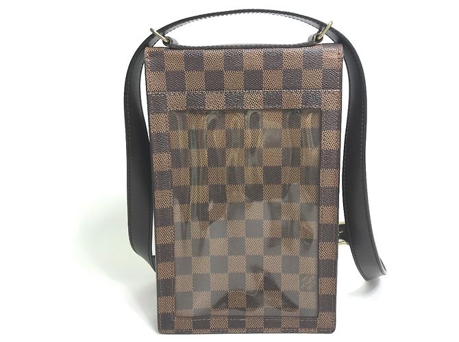 Borsa a Spalla Portobello Pochette Damier Louis Vuitton Marrone Damier ebene - vista 2