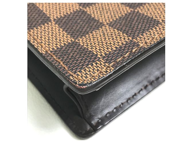 Borsa a Spalla Portobello Pochette Damier Louis Vuitton Marrone Damier ebene - vista 4