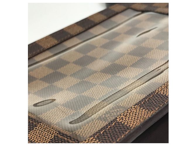 Borsa a Spalla Portobello Pochette Damier Louis Vuitton Marrone Damier ebene - vista 7