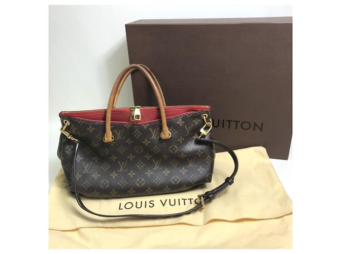 Borsa a spalla/Handbag Louis Vuitton Monogram Pallas 2 in 1 Marrone Rosso Monogramma - vista 16