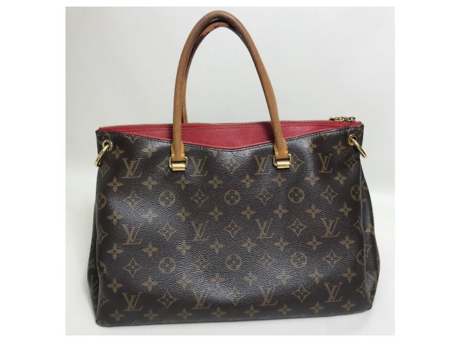 Borsa a spalla/Handbag Louis Vuitton Monogram Pallas 2 in 1 Marrone Rosso Monogramma - vista 2