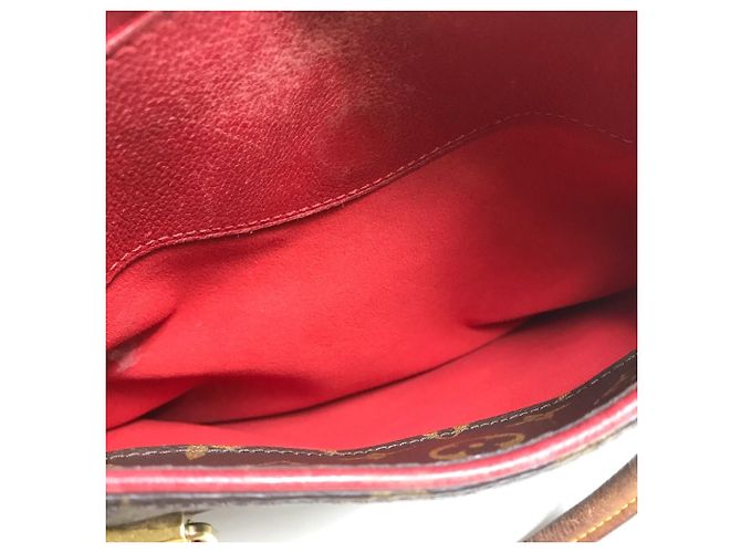 Borsa a spalla/Handbag Louis Vuitton Monogram Pallas 2 in 1 Marrone Rosso Monogramma - vista 9