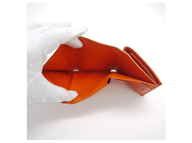 Cartera Trifold Anagram Loewe Naranja - vista 10