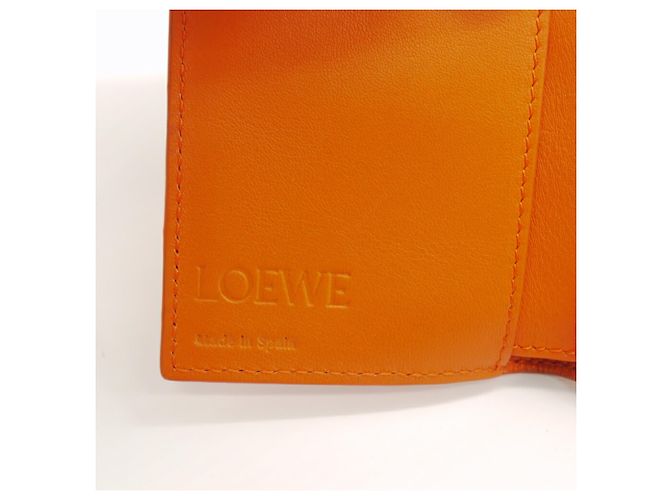 Cartera Trifold Anagram Loewe Naranja - vista 11
