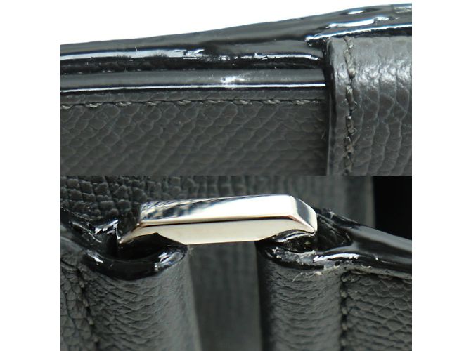 Bolsa de Ombro Masculina Valextra em Cinza Carvão - vista 6