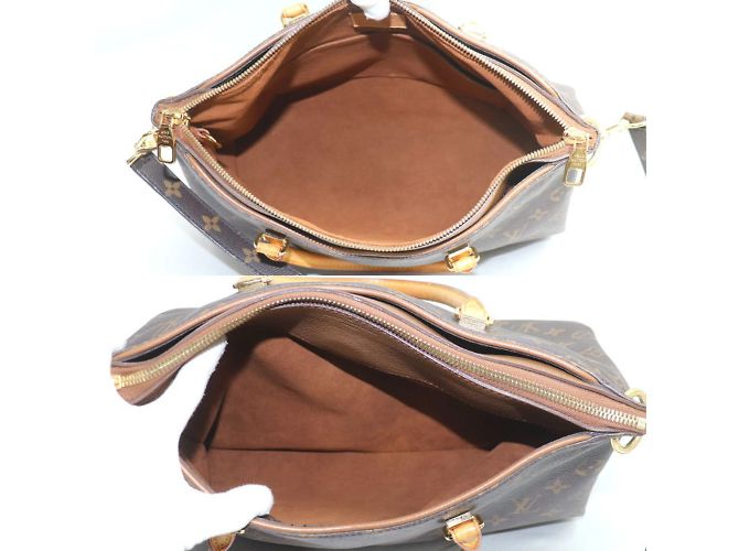 Borsa a Spalla Pallas 2 in 1 Louis Vuitton Marrone Monogramma - vista 3