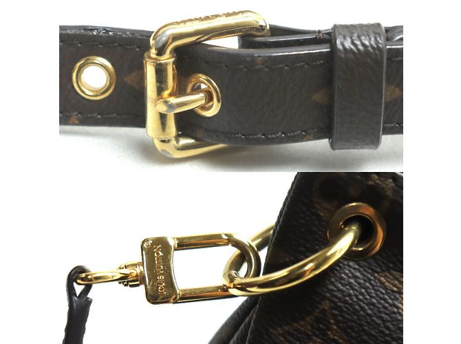 Borsa a Spalla Pallas 2 in 1 Louis Vuitton Marrone Monogramma - vista 5
