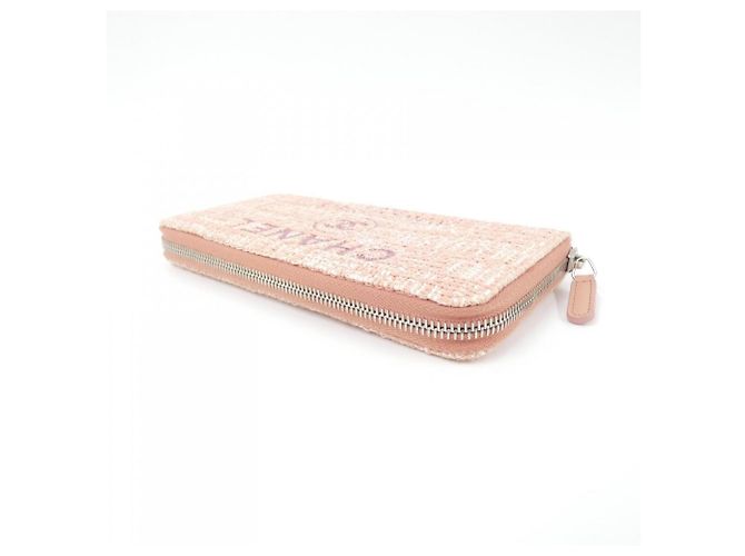 Cartera Larga Chanel Deauville Línea 80056 Rosa - vista 3