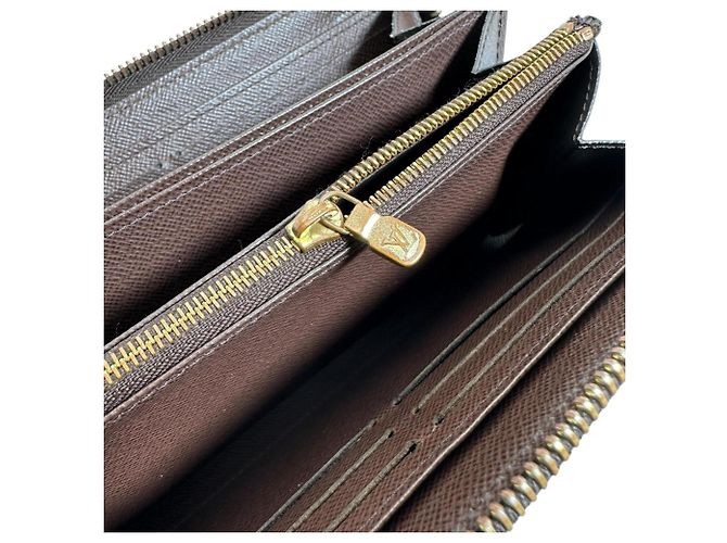 Cartera Zippy Damier Louis Vuitton Castaño Damier ebene - vista 12
