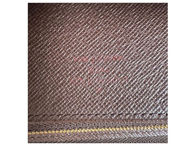 Cartera Zippy Damier Louis Vuitton Castaño Damier ebene - vista 14