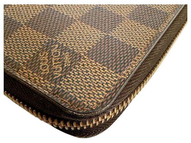 Cartera Zippy Damier Louis Vuitton Castaño Damier ebene - vista 5