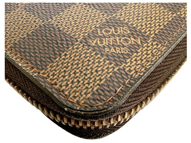 Cartera Zippy Damier Louis Vuitton Castaño Damier ebene - vista 6