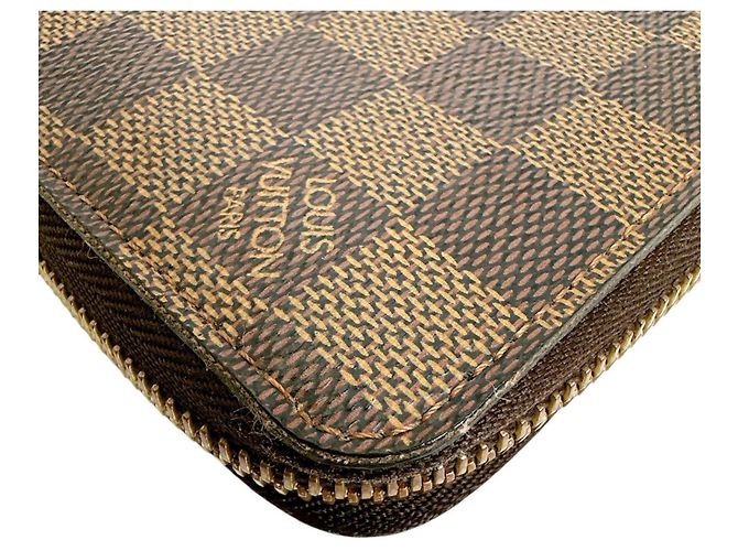 Cartera Zippy Damier Louis Vuitton Castaño Damier ebene - vista 7