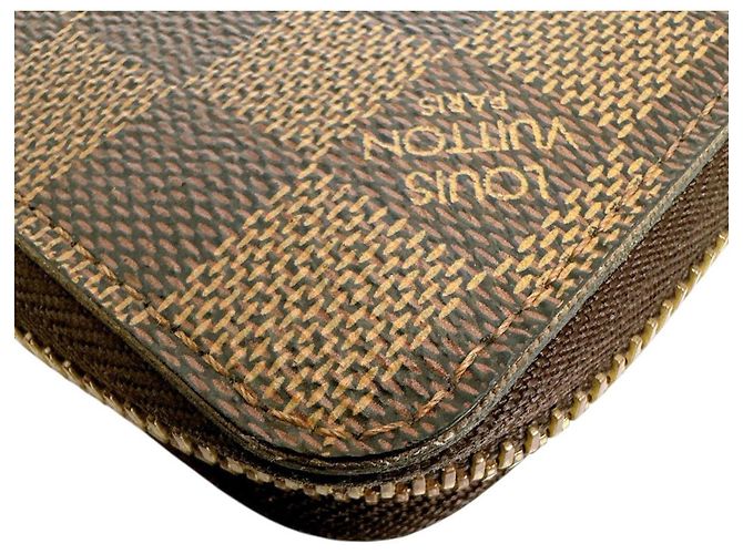 Cartera Zippy Damier Louis Vuitton Castaño Damier ebene - vista 8