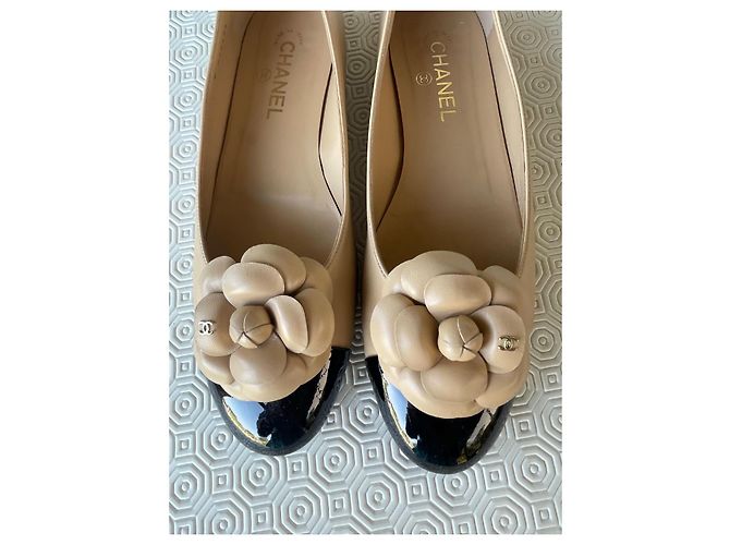 Chanel Bailarinas Cambon T 41,5 Beige - vista 2