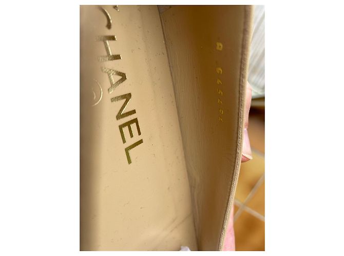 Chanel Bailarinas Cambon T 41,5 Beige - vista 4