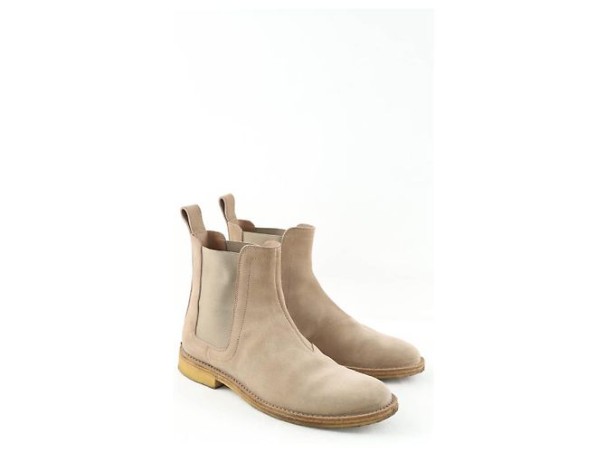 Bottega Veneta Botas de camurça camel Camelo - vista 3