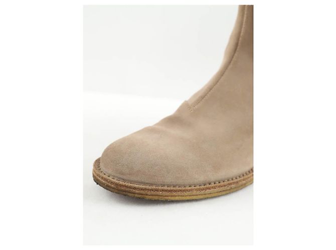 Bottega Veneta Botas de camurça camel Camelo - vista 4