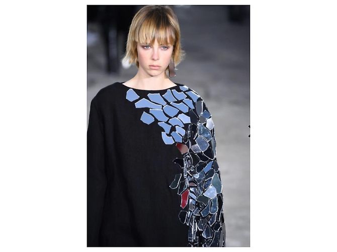 Loewe Schwarzes Top mit Spiegeleffekt - Ansicht 3