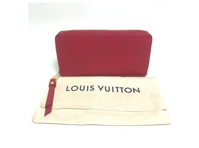 Cartera Zippy Monogram Empreinte Louis Vuitton Roja - vista 14