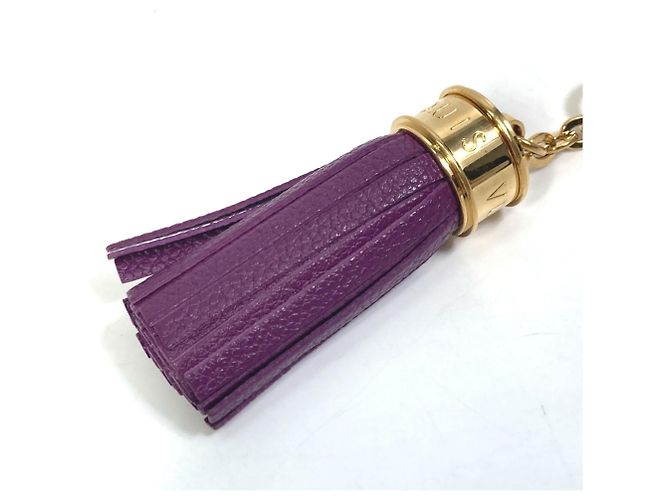 Portachiavi in pelle viola Louis Vuitton Porpora - vista 7