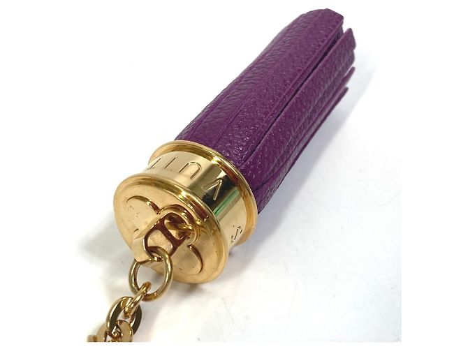 Portachiavi in pelle viola Louis Vuitton Porpora - vista 8