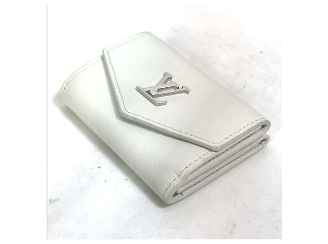 Cartera Compacta Mini Lock Louis Vuitton Blanco - vista 4