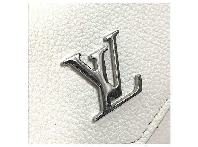 Cartera Compacta Mini Lock Louis Vuitton Blanco - vista 7