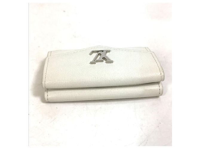 Cartera Compacta Mini Lock Louis Vuitton Blanco - vista 8